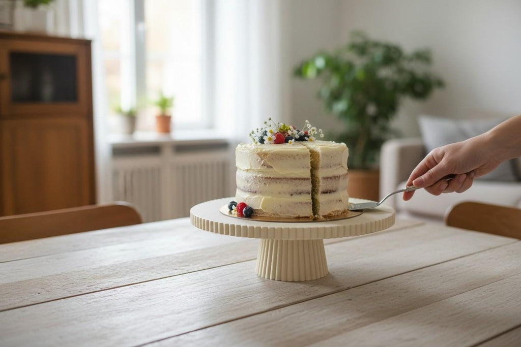 Modern 3D-Printed Cake Stand — view 3, 3D printed, HappyLayerMint Malta