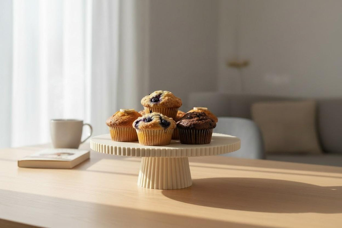 Modern 3D-Printed Cake Stand — view 2, 3D printed, HappyLayerMint Malta