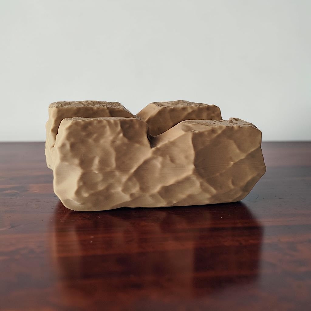 Modern Business Card Holder for Desk, Minimalist Office Organizer, Professional Desk Accessory