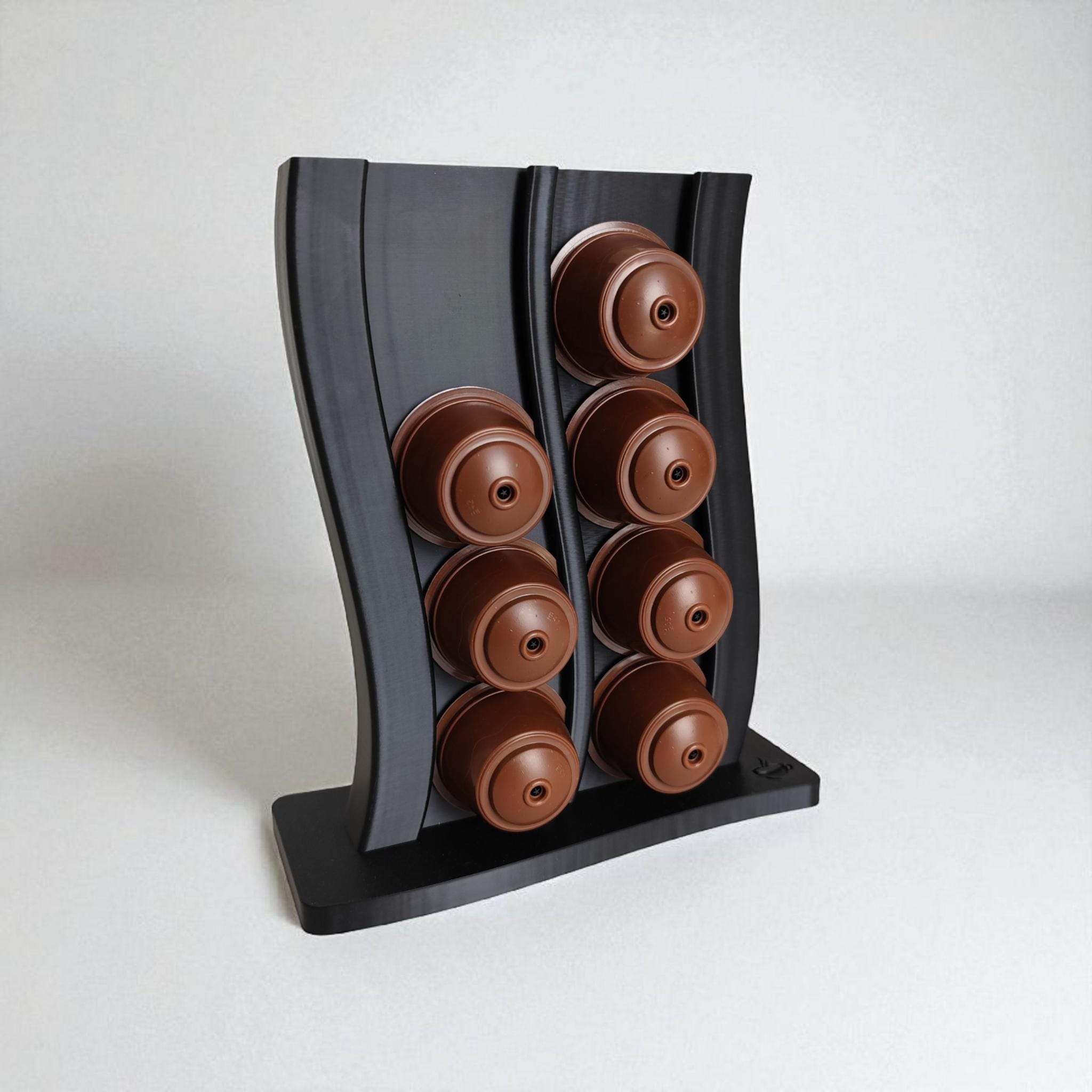 16-Pod Coffee Capsule Holder — view 10, 3D printed, HappyLayerMint Malta