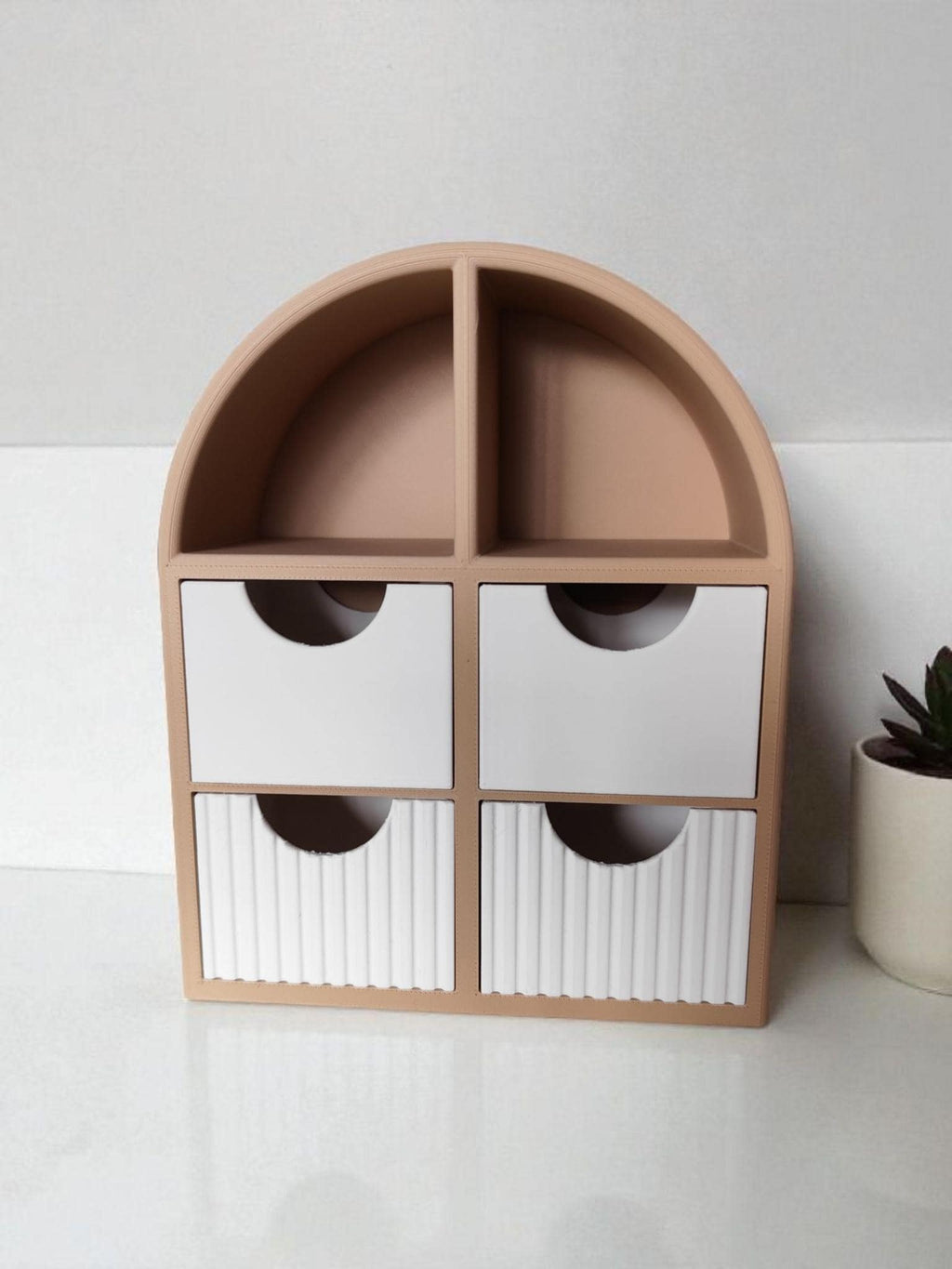 Arched 3D-Printed Jewelry Organizer — view 2, 3D printed, HappyLayerMint Malta