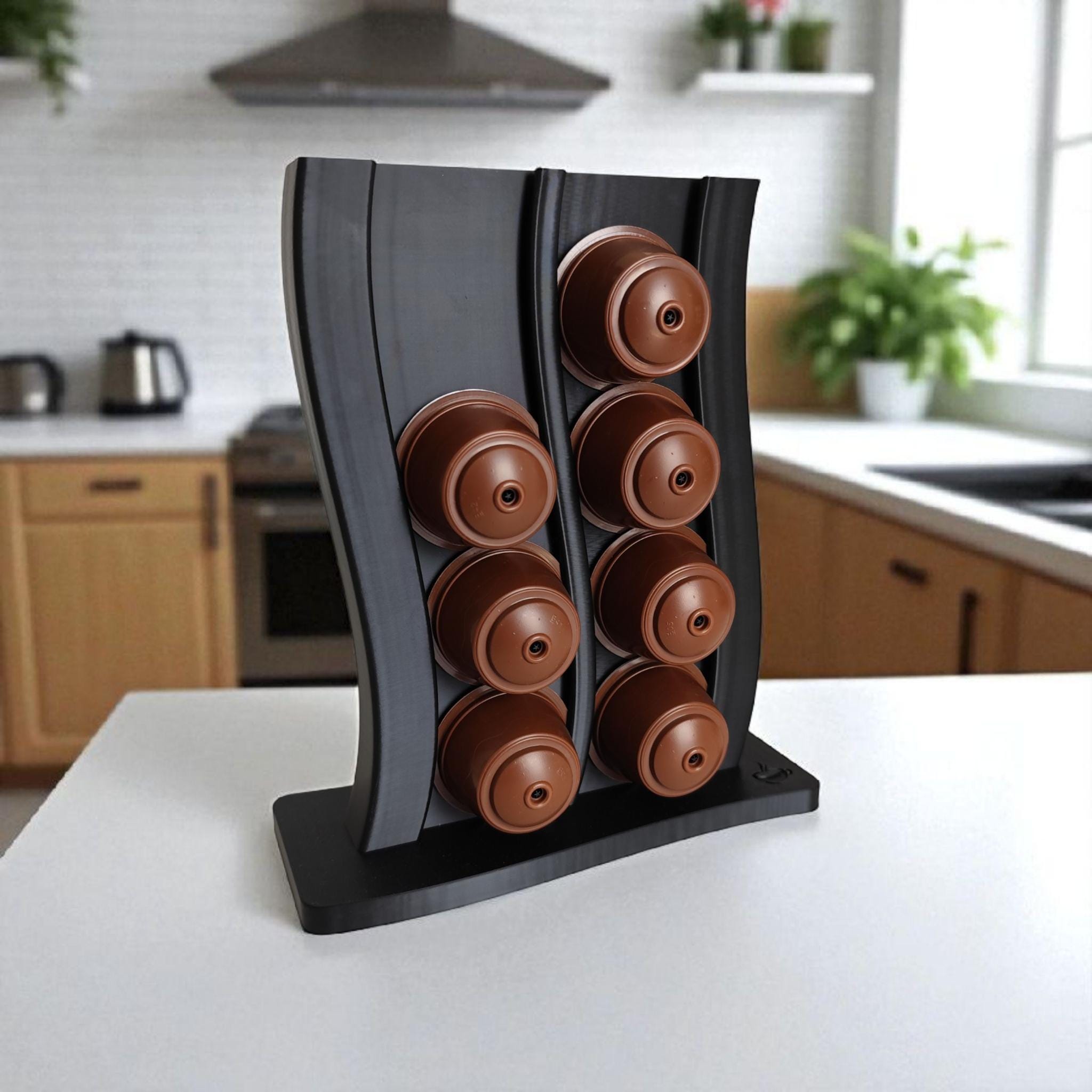 16-Pod Coffee Capsule Holder — view 5, 3D printed, HappyLayerMint Malta