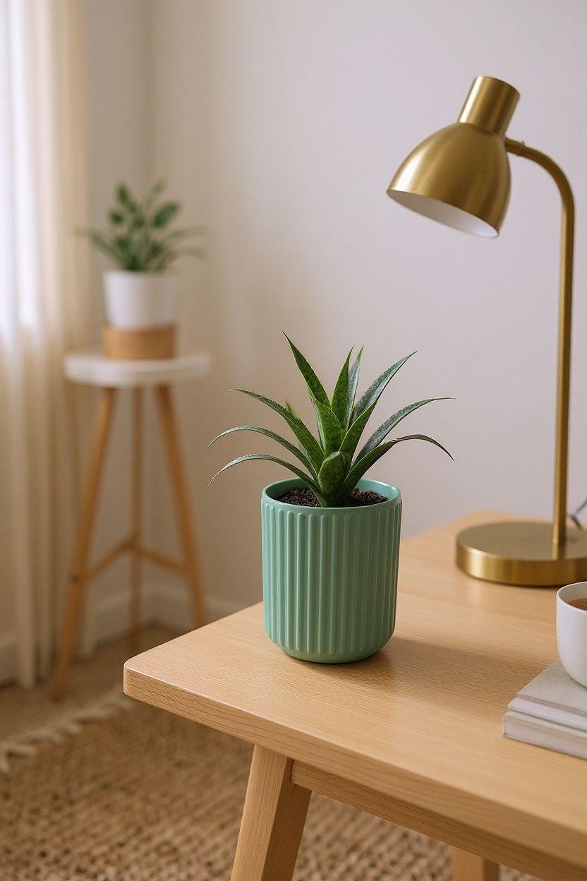 Ribbed 3D-Printed Utensil Holder — view 8, 3D printed, HappyLayerMint Malta