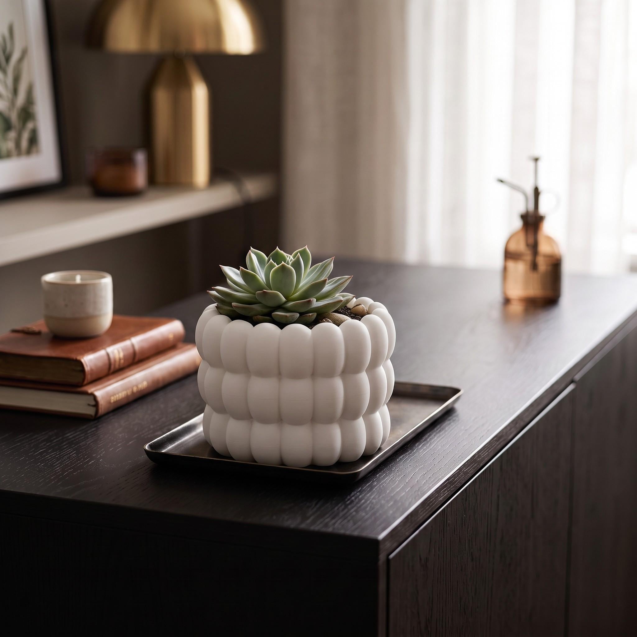 Modern Bubble Planter, Sculptural Plant Pot, Rounded Indoor Planter, Minimalist Home Decor, Plant Lover Gift