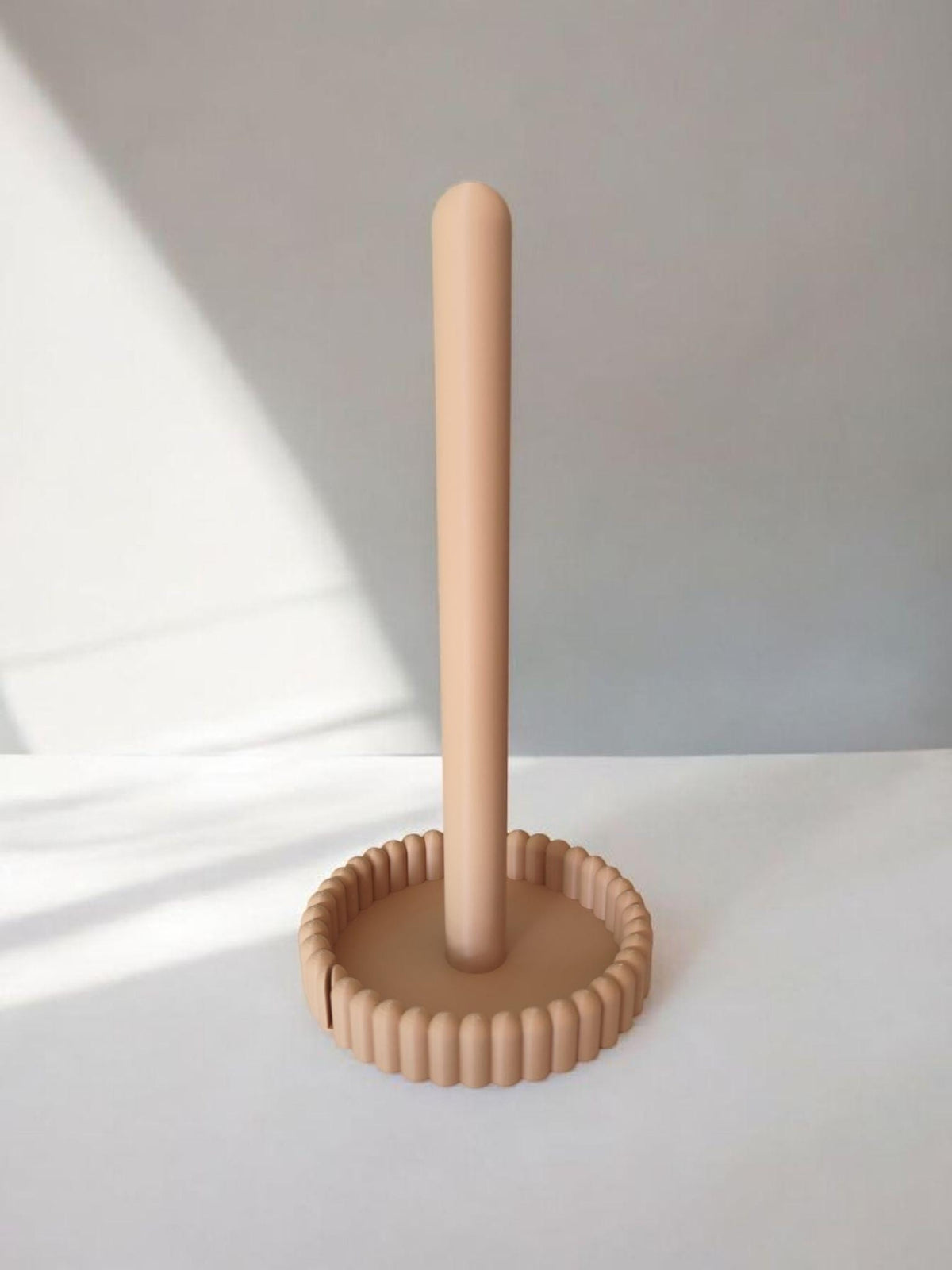 Modern Kitchen Roll Holder, Paper Towel Stand, Minimalist Countertop Storage, Scandinavian Kitchen Accessory